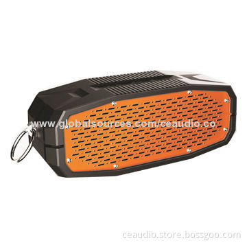 NFC Bluetooth Speaker with Line-in Jack, Hook, Anti-splash, Waterproof, Outdoor